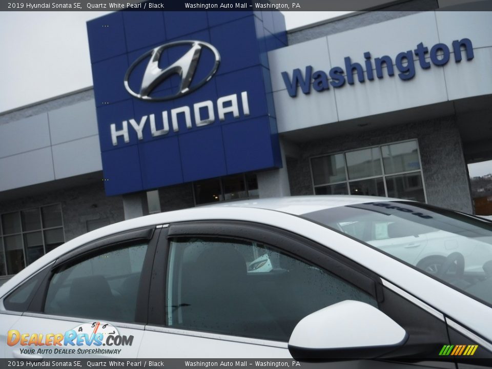 2019 Hyundai Sonata SE Quartz White Pearl / Black Photo #3