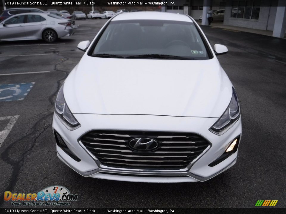 2019 Hyundai Sonata SE Quartz White Pearl / Black Photo #4