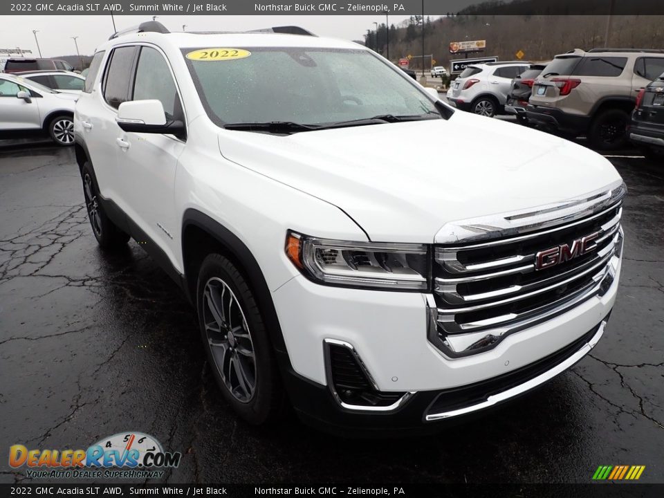 2022 GMC Acadia SLT AWD Summit White / Jet Black Photo #10