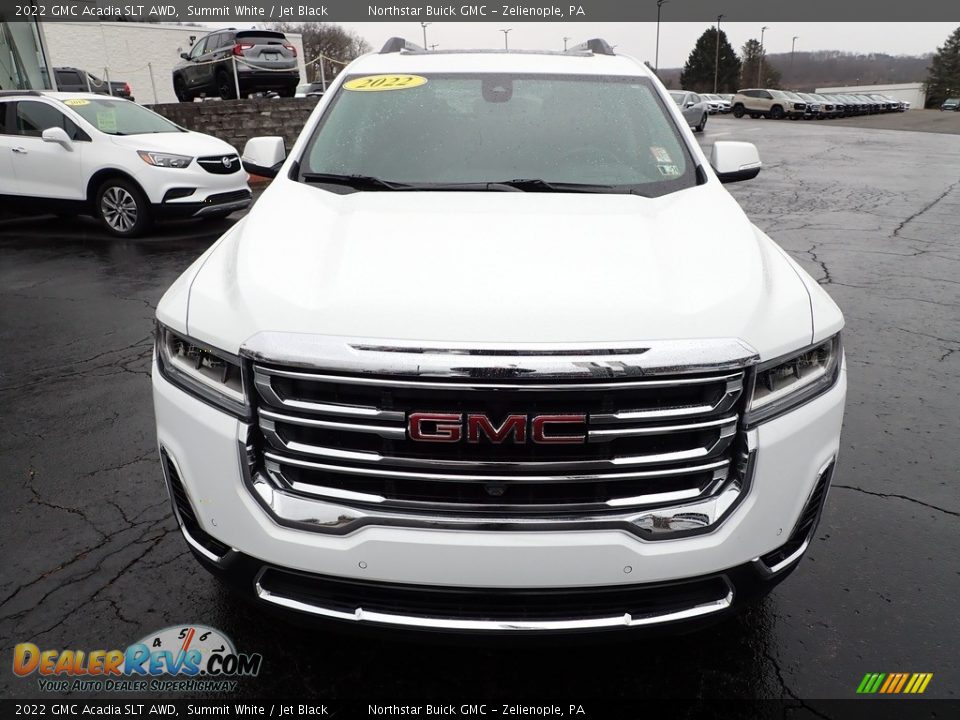 2022 GMC Acadia SLT AWD Summit White / Jet Black Photo #11