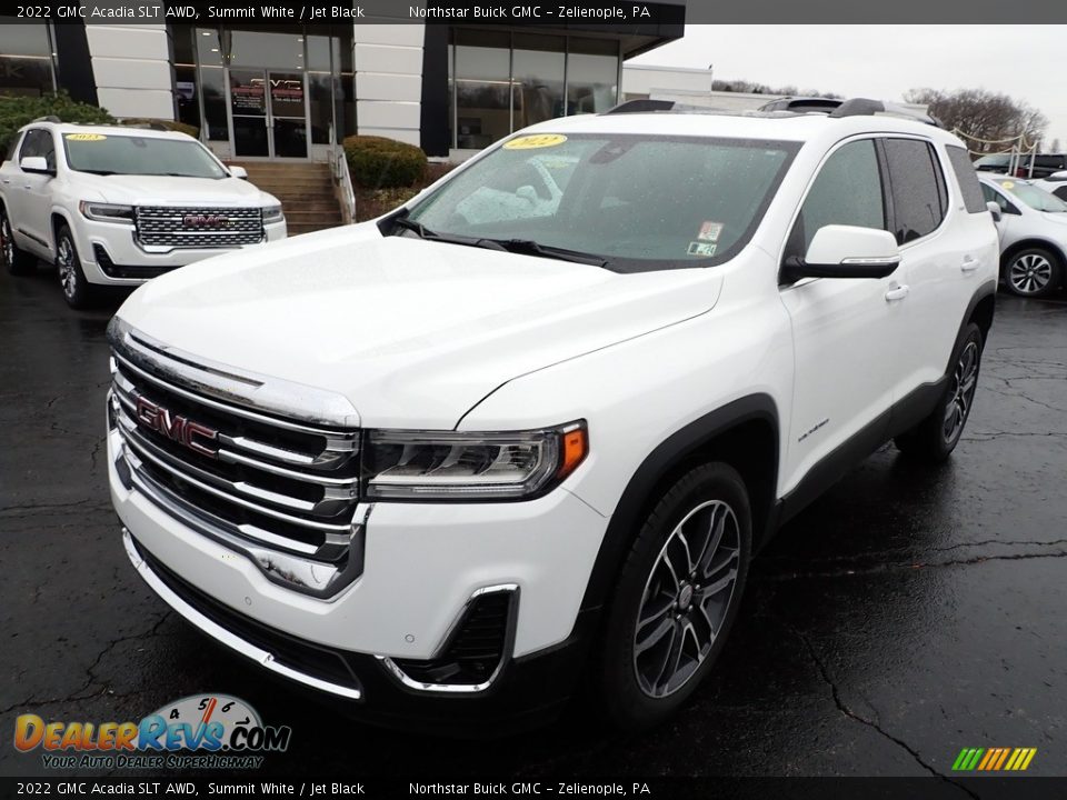 2022 GMC Acadia SLT AWD Summit White / Jet Black Photo #12