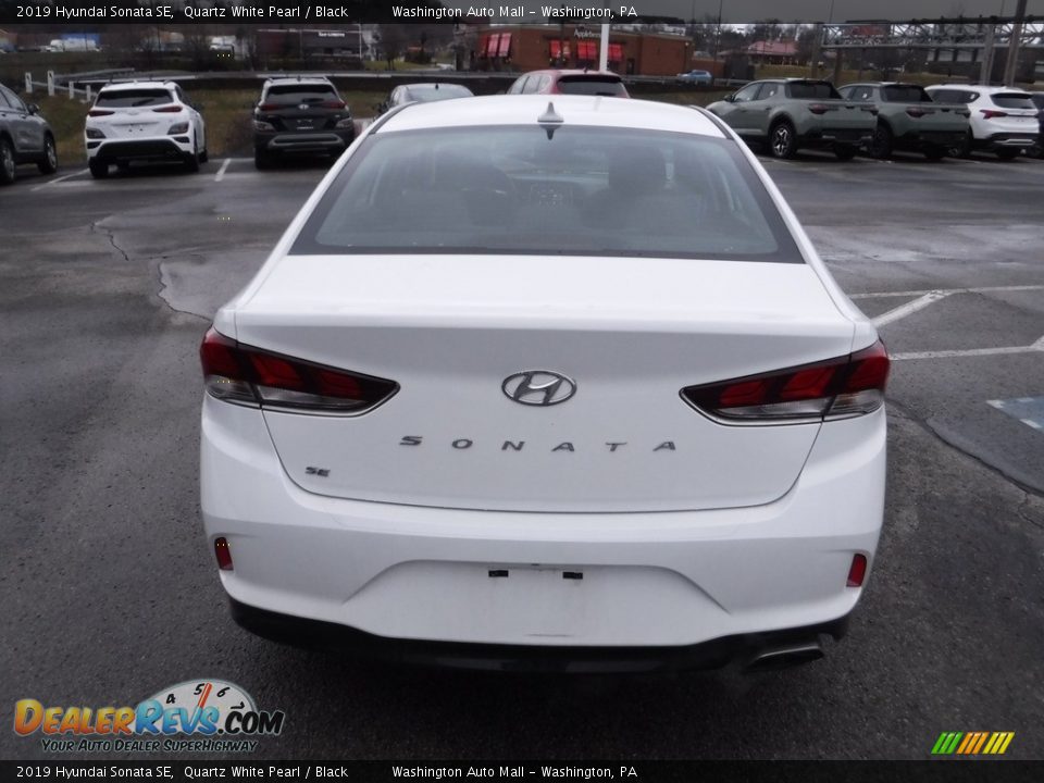 2019 Hyundai Sonata SE Quartz White Pearl / Black Photo #8