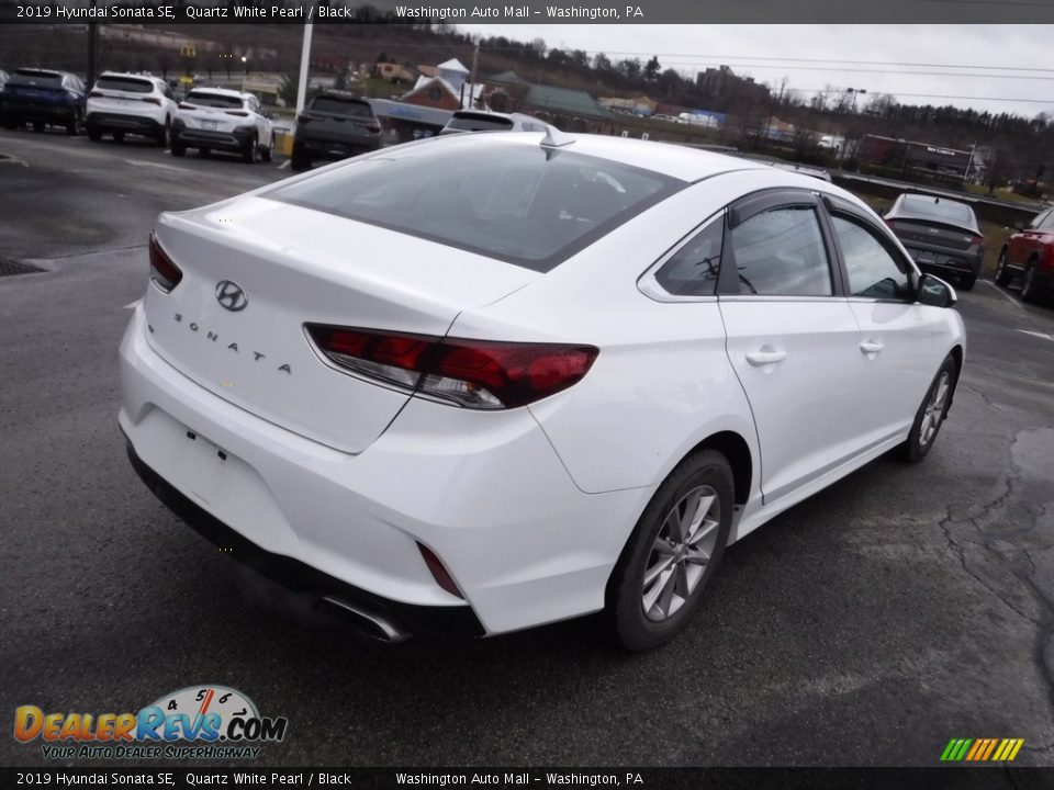 2019 Hyundai Sonata SE Quartz White Pearl / Black Photo #9