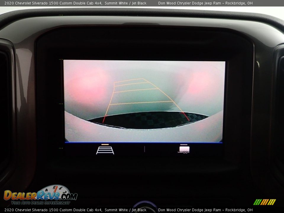 2020 Chevrolet Silverado 1500 Custom Double Cab 4x4 Summit White / Jet Black Photo #3