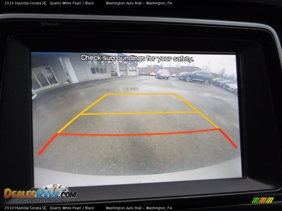 2019 Hyundai Sonata SE Quartz White Pearl / Black Photo #16
