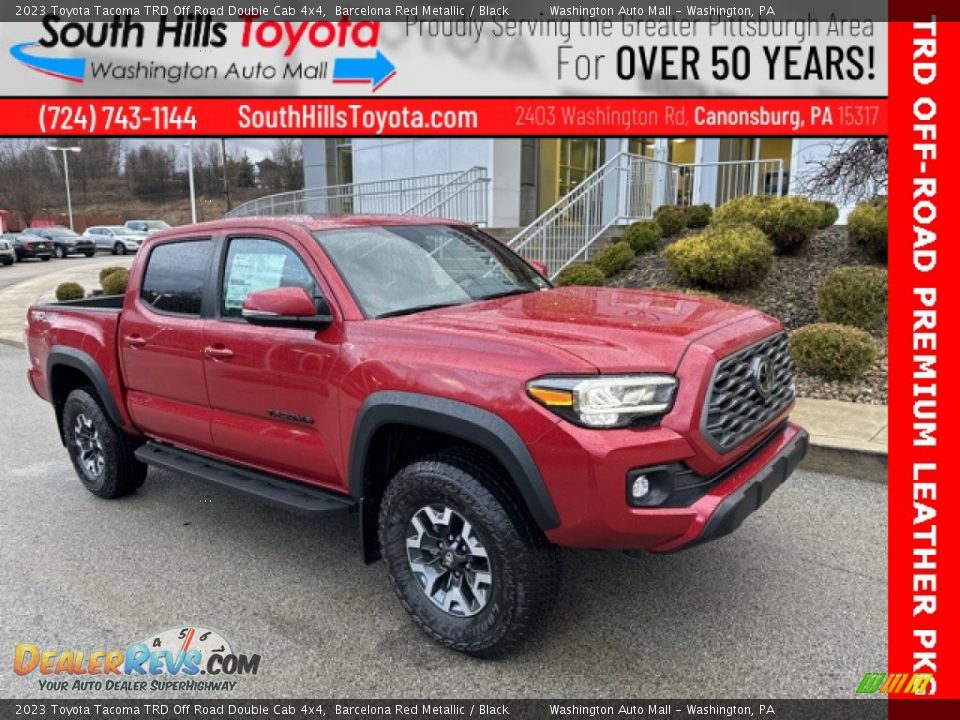 2023 Toyota Tacoma TRD Off Road Double Cab 4x4 Barcelona Red Metallic / Black Photo #1