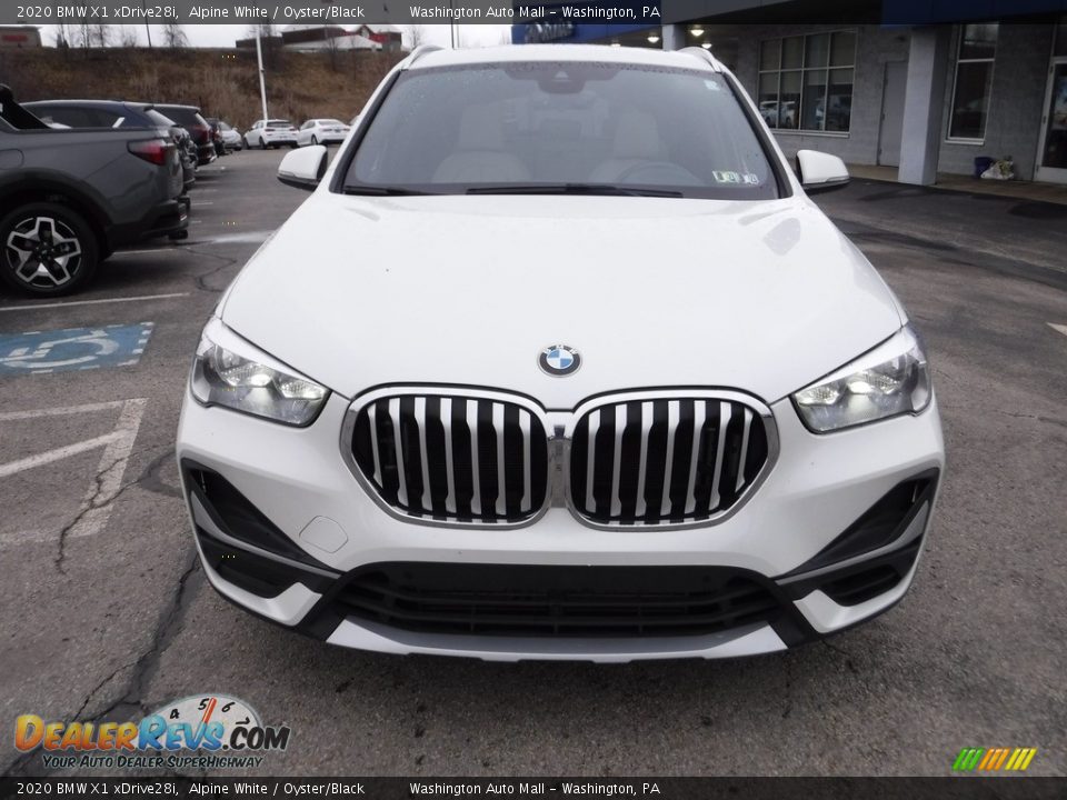 2020 BMW X1 xDrive28i Alpine White / Oyster/Black Photo #4