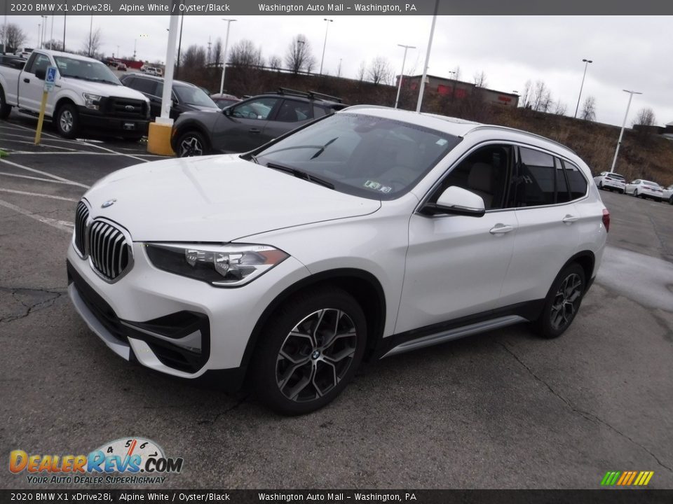 2020 BMW X1 xDrive28i Alpine White / Oyster/Black Photo #5