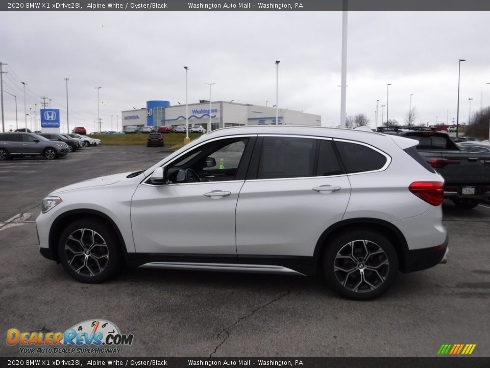 2020 BMW X1 xDrive28i Alpine White / Oyster/Black Photo #6