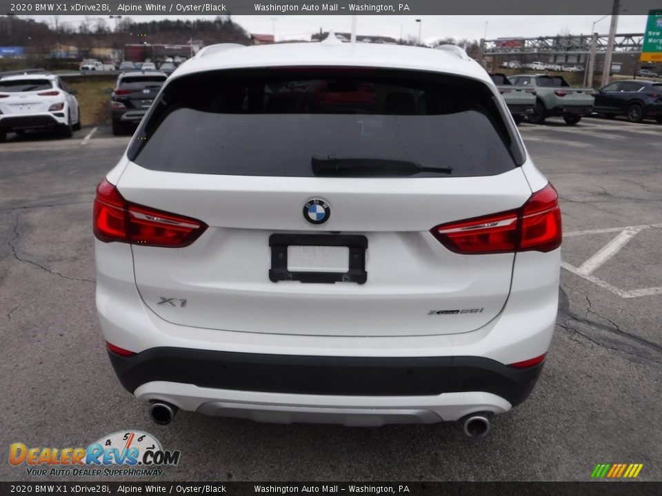 2020 BMW X1 xDrive28i Alpine White / Oyster/Black Photo #8