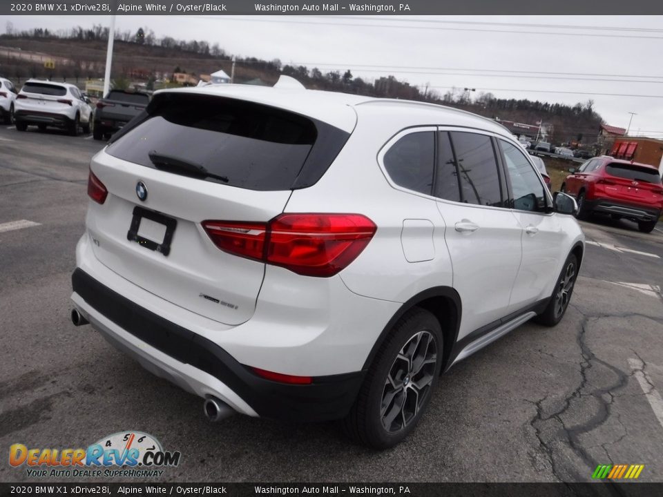 2020 BMW X1 xDrive28i Alpine White / Oyster/Black Photo #9