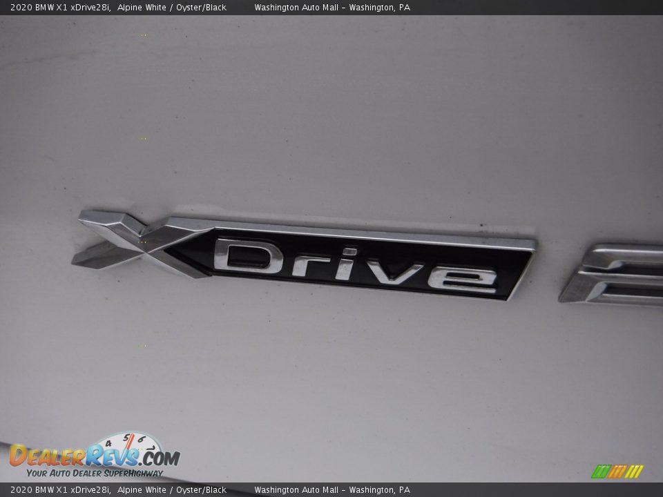 2020 BMW X1 xDrive28i Alpine White / Oyster/Black Photo #10