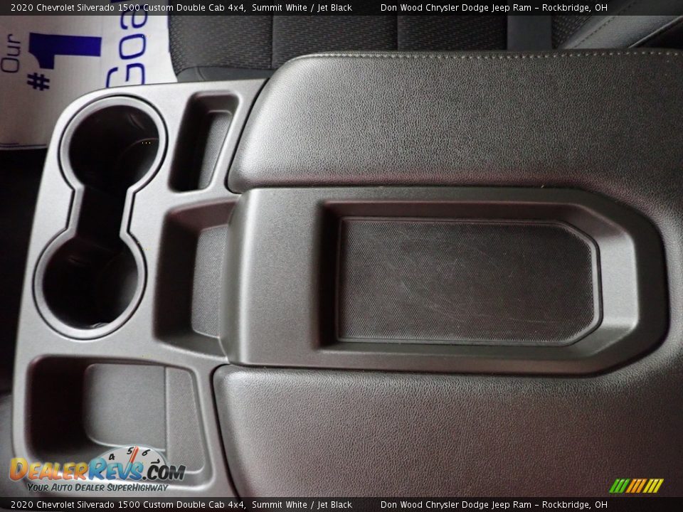 2020 Chevrolet Silverado 1500 Custom Double Cab 4x4 Summit White / Jet Black Photo #19
