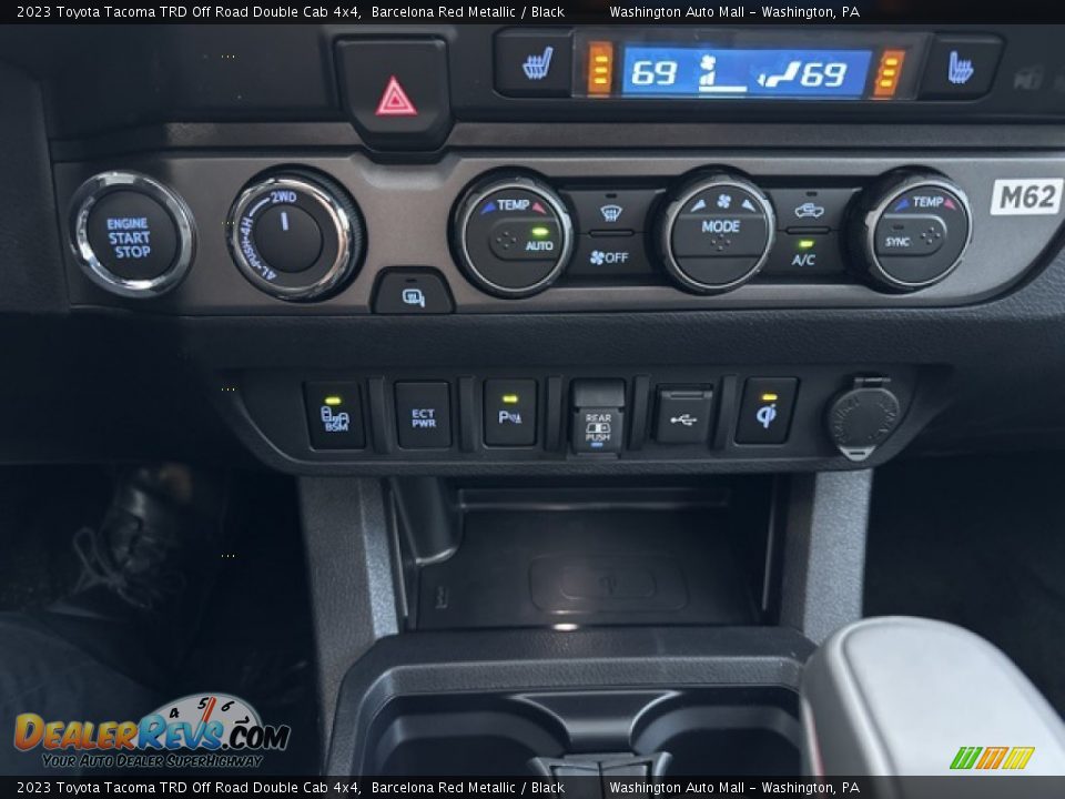 Controls of 2023 Toyota Tacoma TRD Off Road Double Cab 4x4 Photo #14