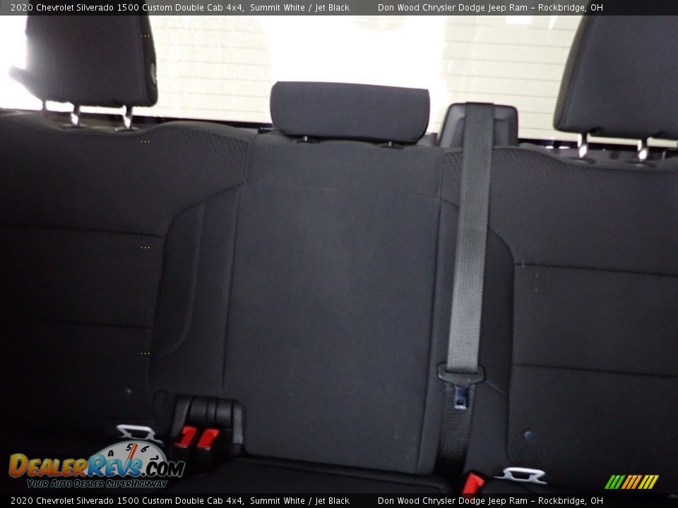 2020 Chevrolet Silverado 1500 Custom Double Cab 4x4 Summit White / Jet Black Photo #21