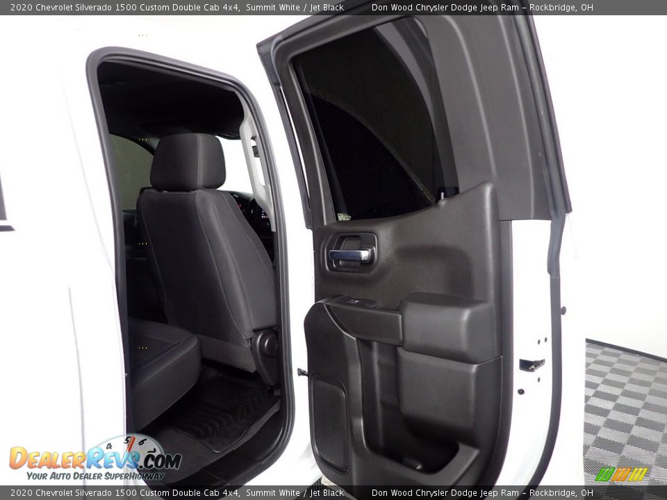 2020 Chevrolet Silverado 1500 Custom Double Cab 4x4 Summit White / Jet Black Photo #27