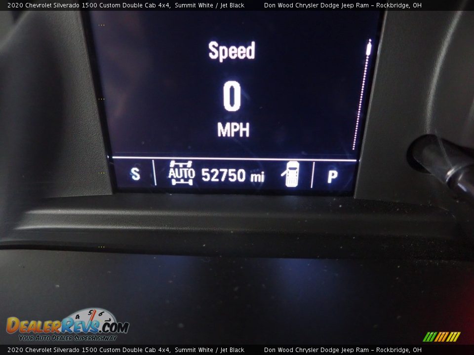 2020 Chevrolet Silverado 1500 Custom Double Cab 4x4 Summit White / Jet Black Photo #30