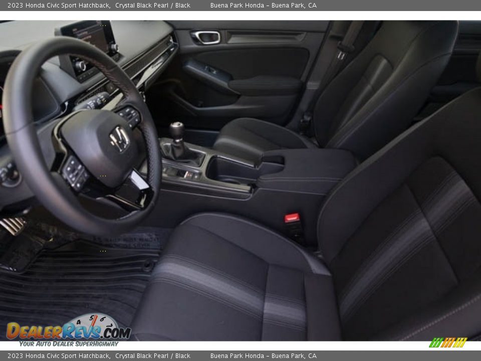 Front Seat of 2023 Honda Civic Sport Hatchback Photo #15