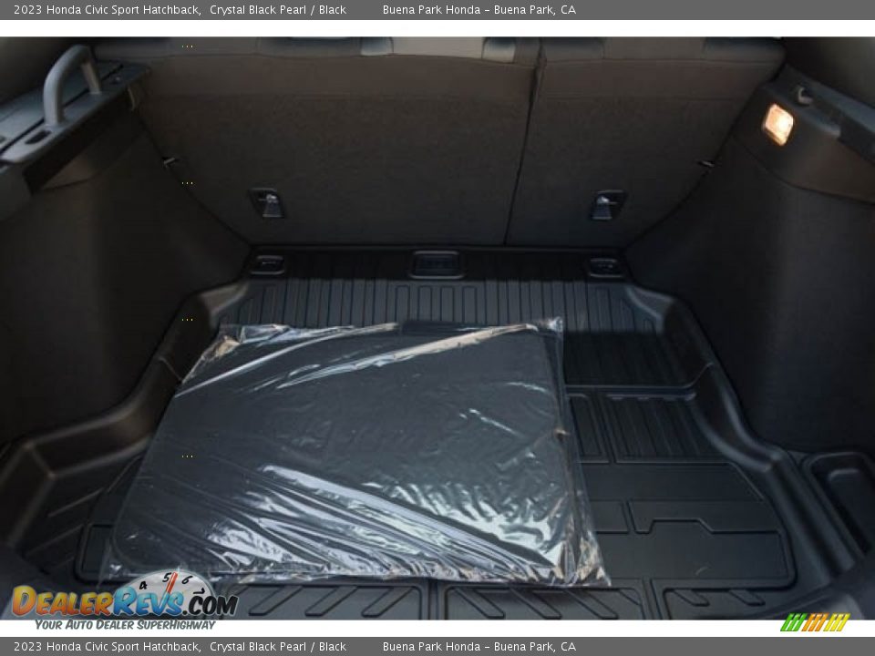 2023 Honda Civic Sport Hatchback Crystal Black Pearl / Black Photo #26