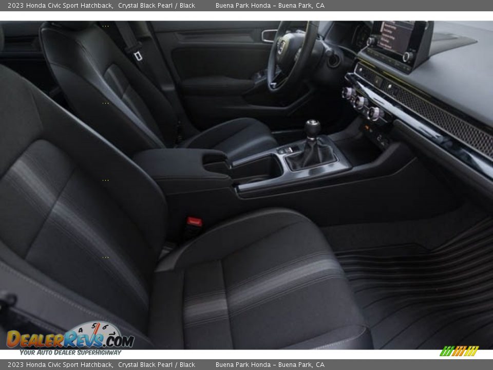 Front Seat of 2023 Honda Civic Sport Hatchback Photo #29