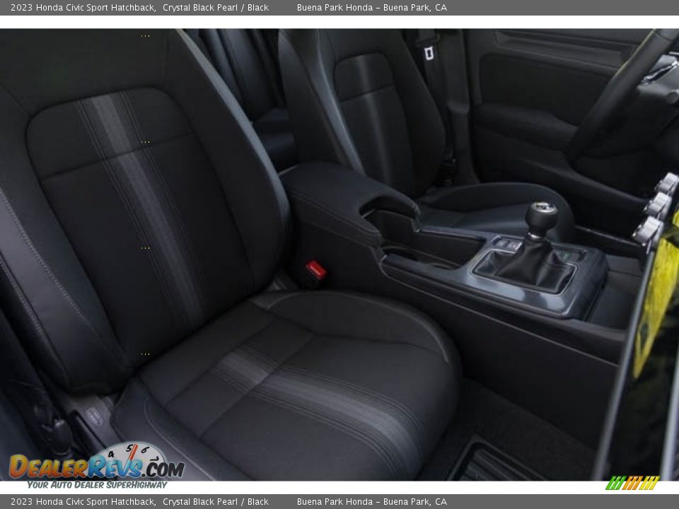 Front Seat of 2023 Honda Civic Sport Hatchback Photo #30