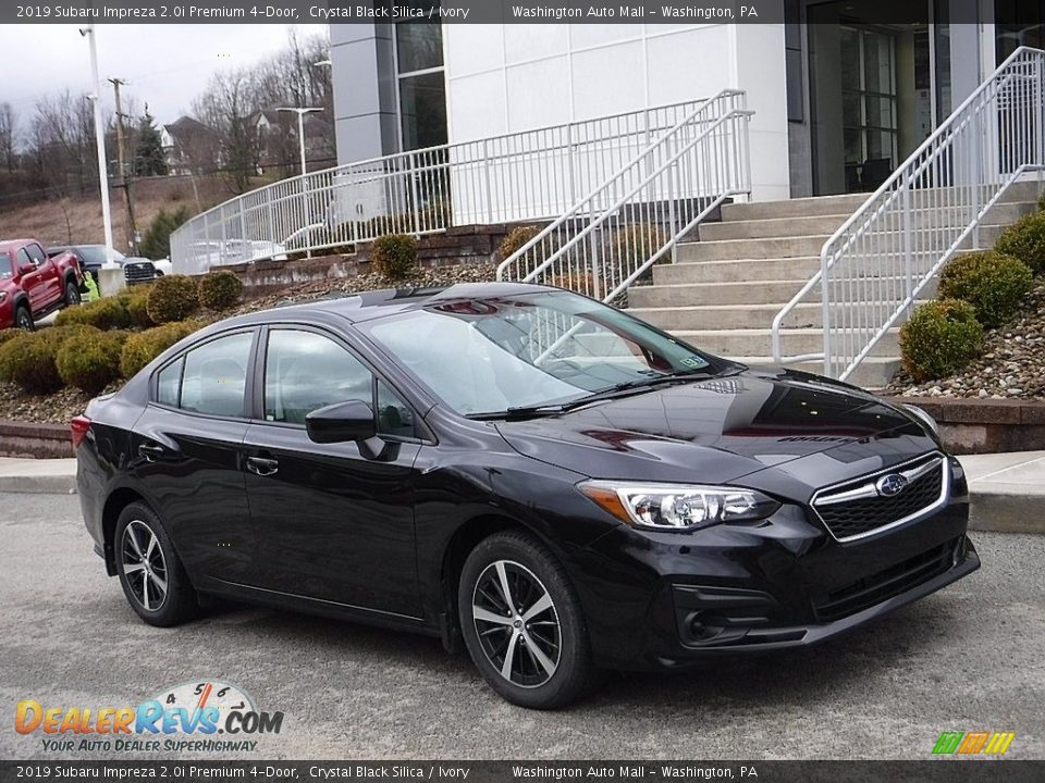 2019 Subaru Impreza 2.0i Premium 4-Door Crystal Black Silica / Ivory Photo #1