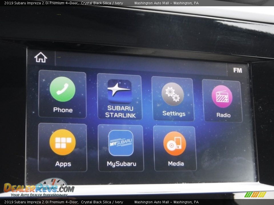 2019 Subaru Impreza 2.0i Premium 4-Door Crystal Black Silica / Ivory Photo #3