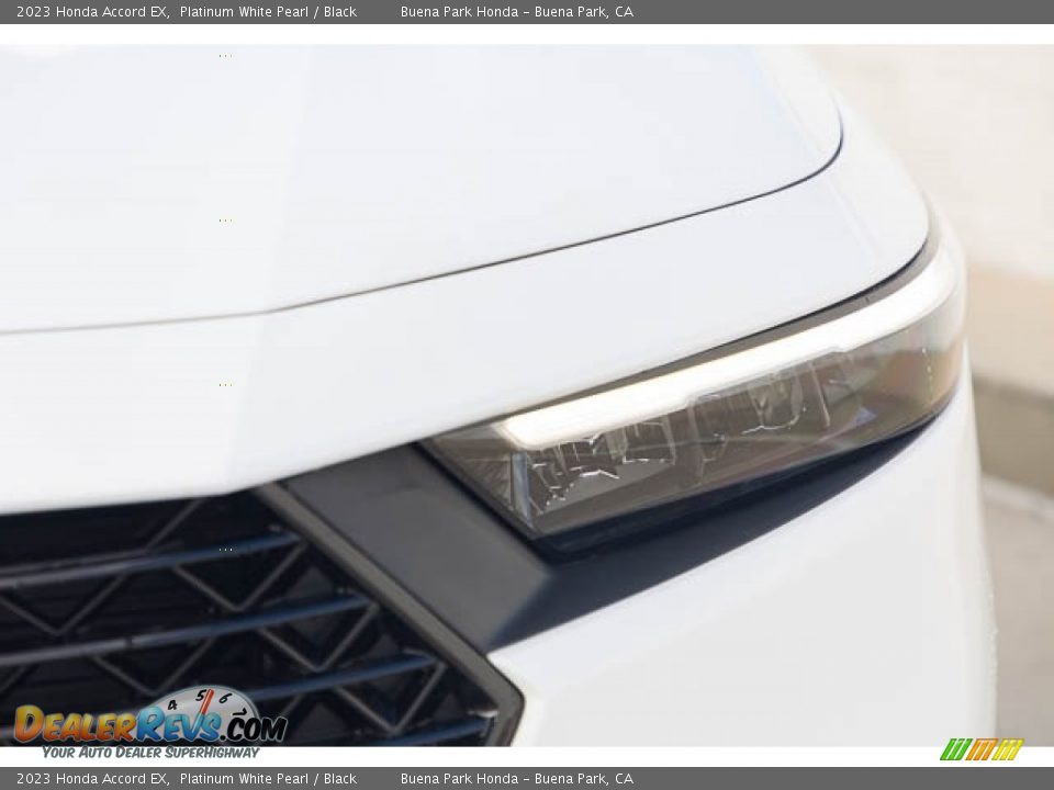 2023 Honda Accord EX Platinum White Pearl / Black Photo #5