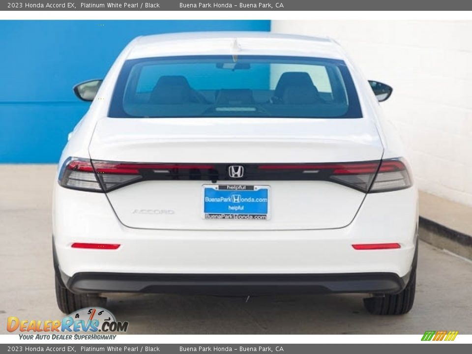 2023 Honda Accord EX Platinum White Pearl / Black Photo #7