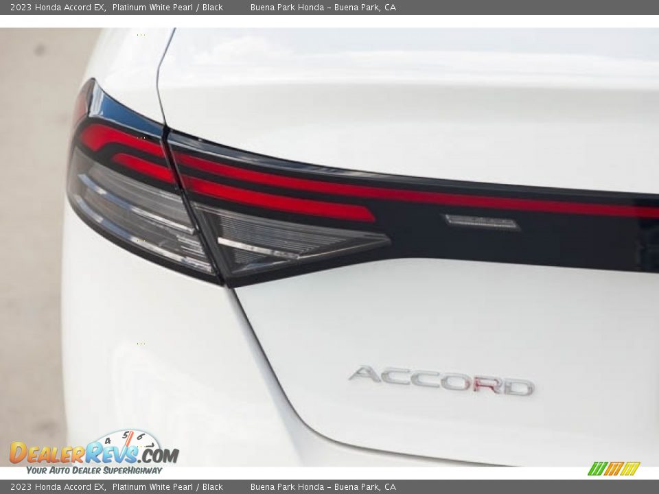 2023 Honda Accord EX Platinum White Pearl / Black Photo #8