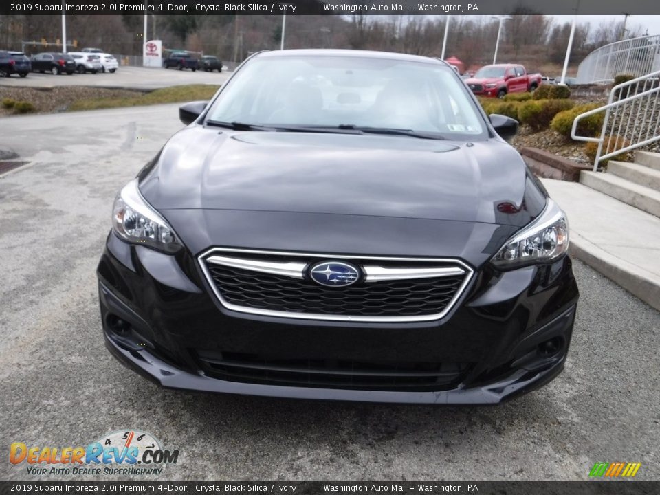 2019 Subaru Impreza 2.0i Premium 4-Door Crystal Black Silica / Ivory Photo #10