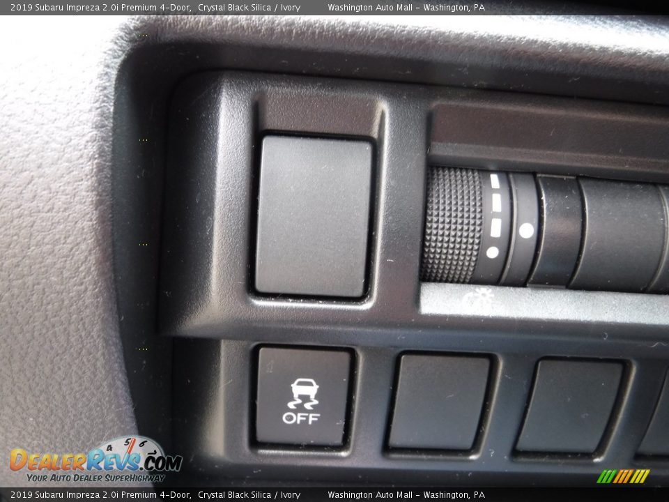 2019 Subaru Impreza 2.0i Premium 4-Door Crystal Black Silica / Ivory Photo #20