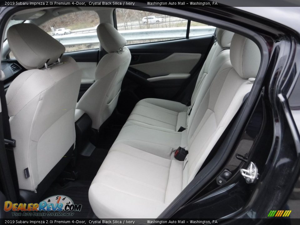 2019 Subaru Impreza 2.0i Premium 4-Door Crystal Black Silica / Ivory Photo #27