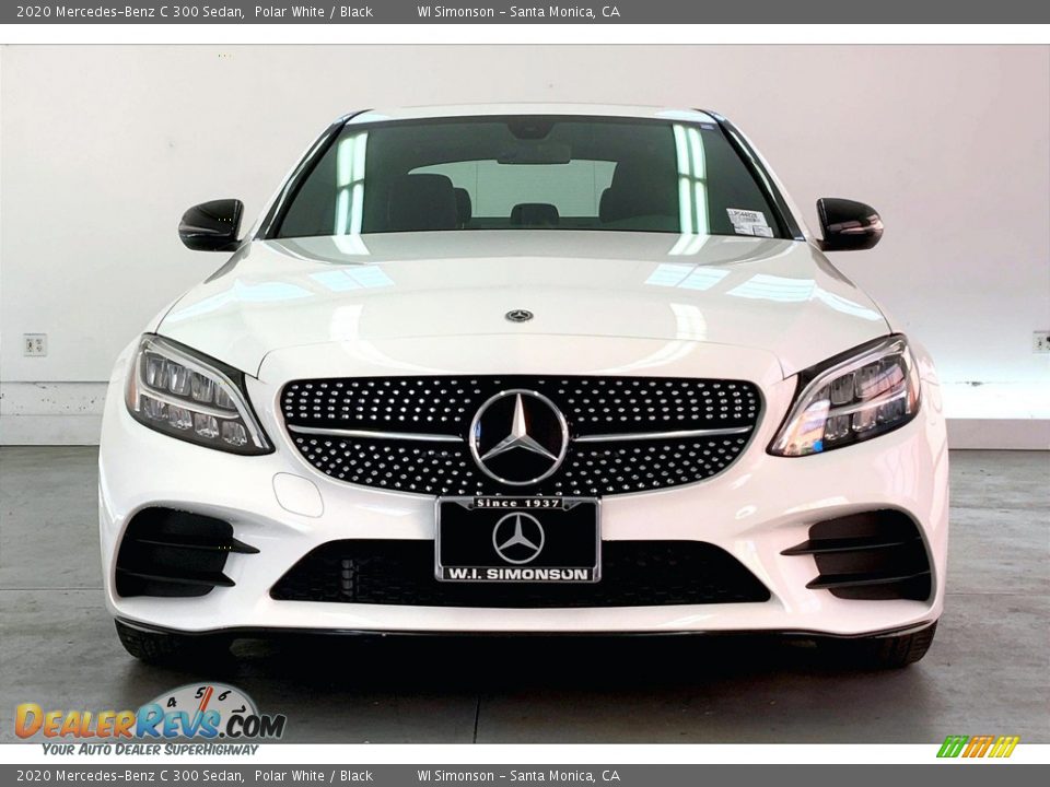 2020 Mercedes-Benz C 300 Sedan Polar White / Black Photo #2