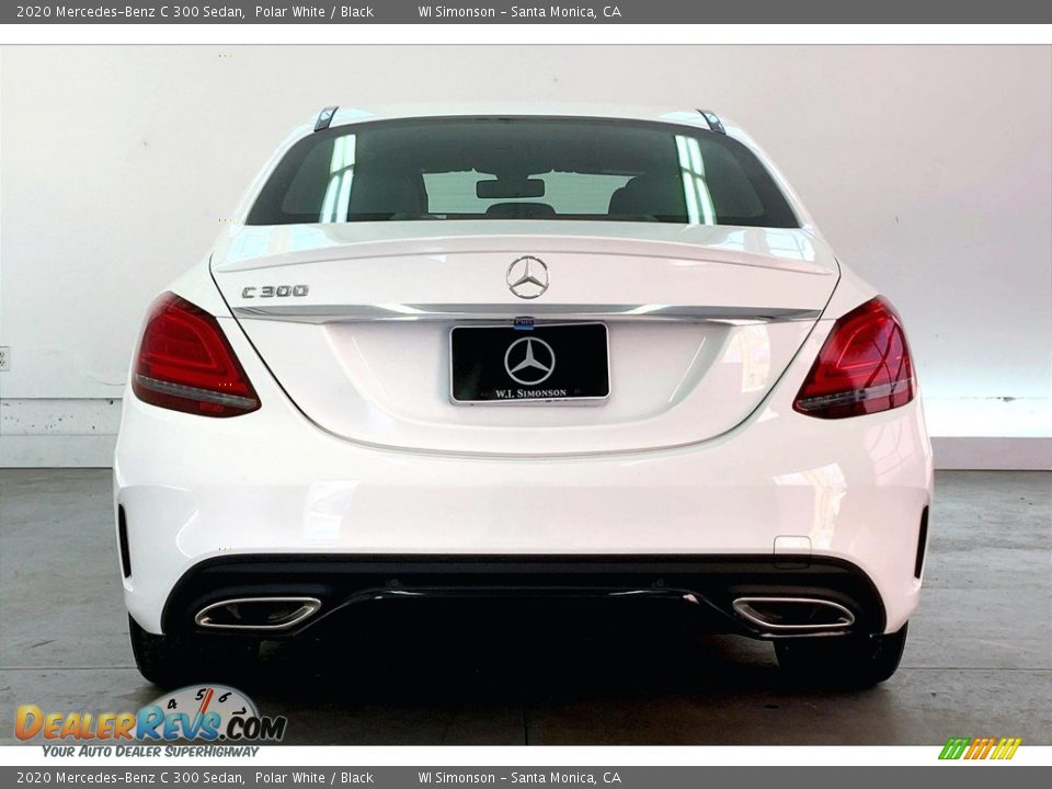 2020 Mercedes-Benz C 300 Sedan Polar White / Black Photo #3