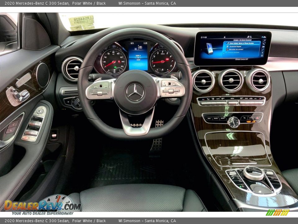 2020 Mercedes-Benz C 300 Sedan Polar White / Black Photo #4