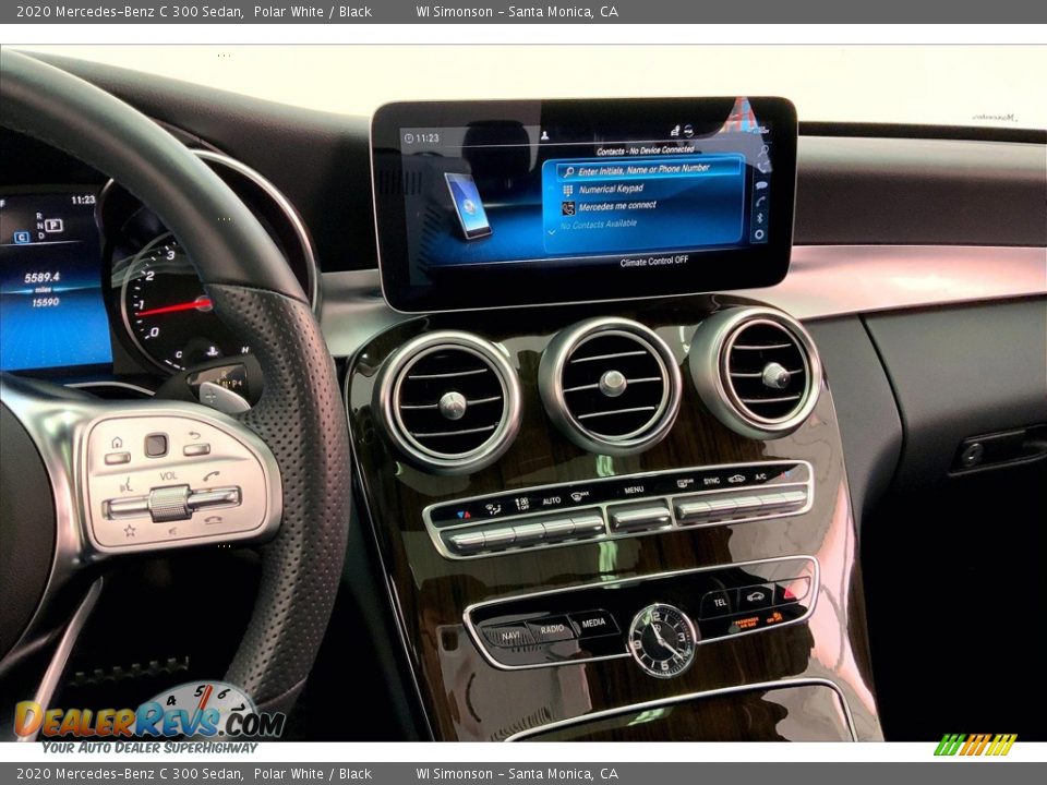 2020 Mercedes-Benz C 300 Sedan Polar White / Black Photo #5