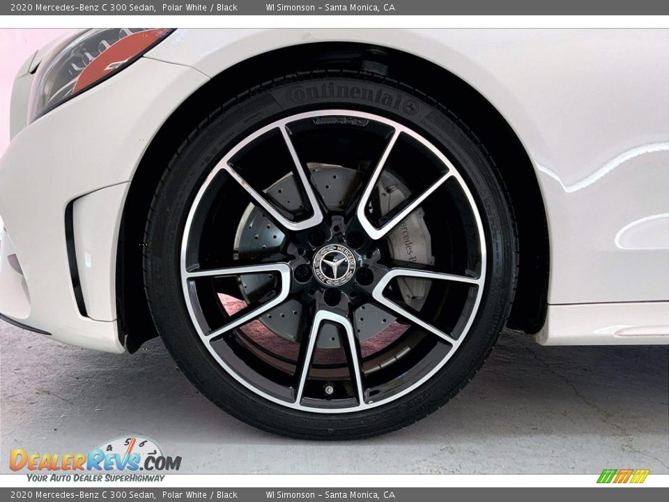 2020 Mercedes-Benz C 300 Sedan Polar White / Black Photo #8