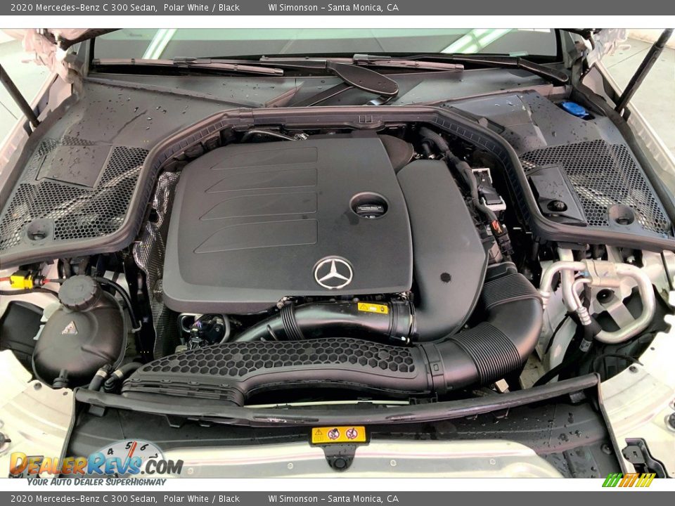 2020 Mercedes-Benz C 300 Sedan Polar White / Black Photo #9
