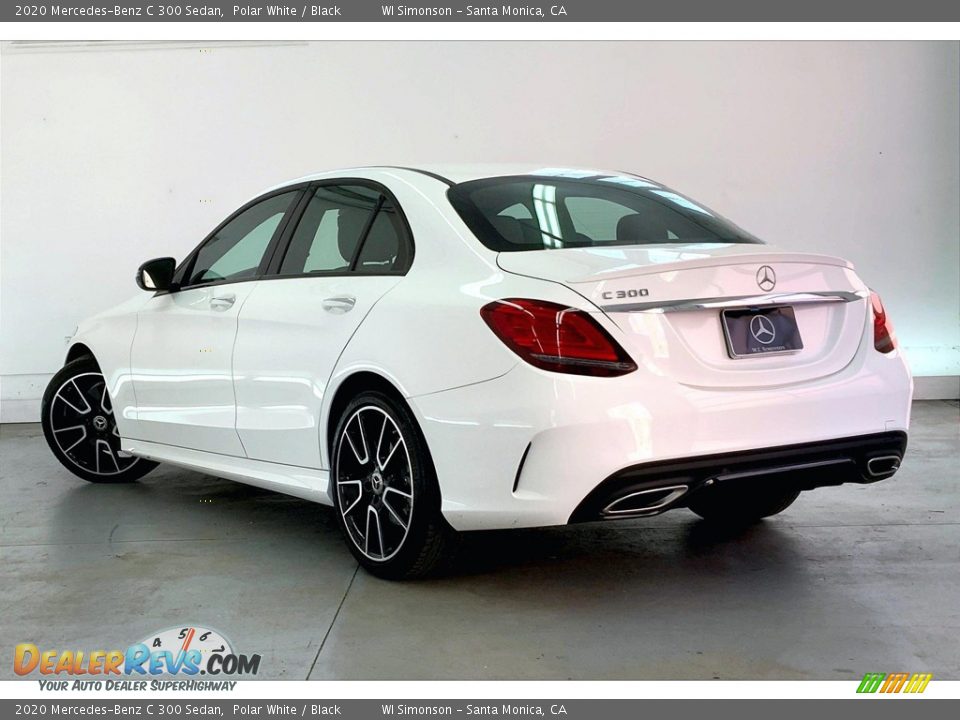 2020 Mercedes-Benz C 300 Sedan Polar White / Black Photo #10