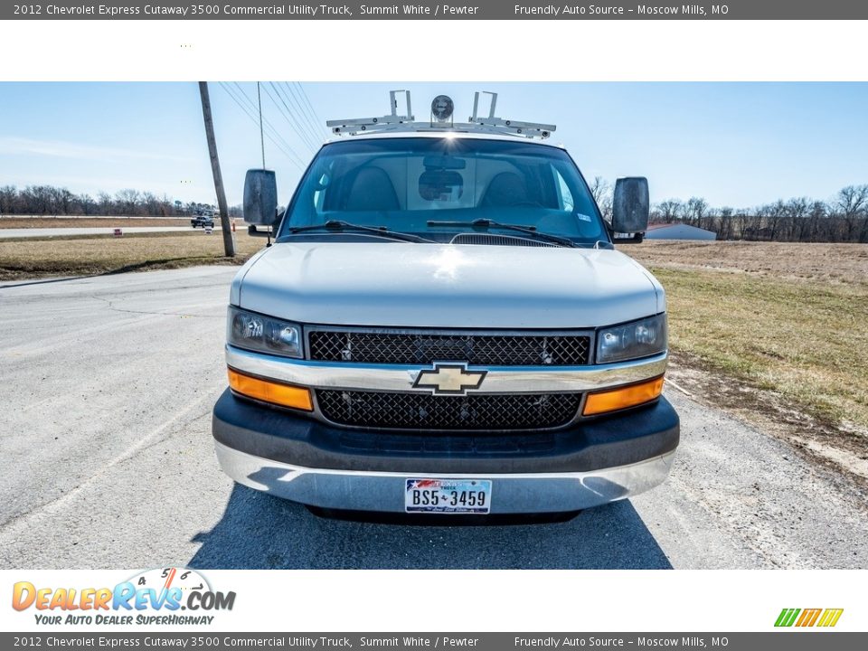 2012 Chevrolet Express Cutaway 3500 Commercial Utility Truck Summit White / Pewter Photo #13