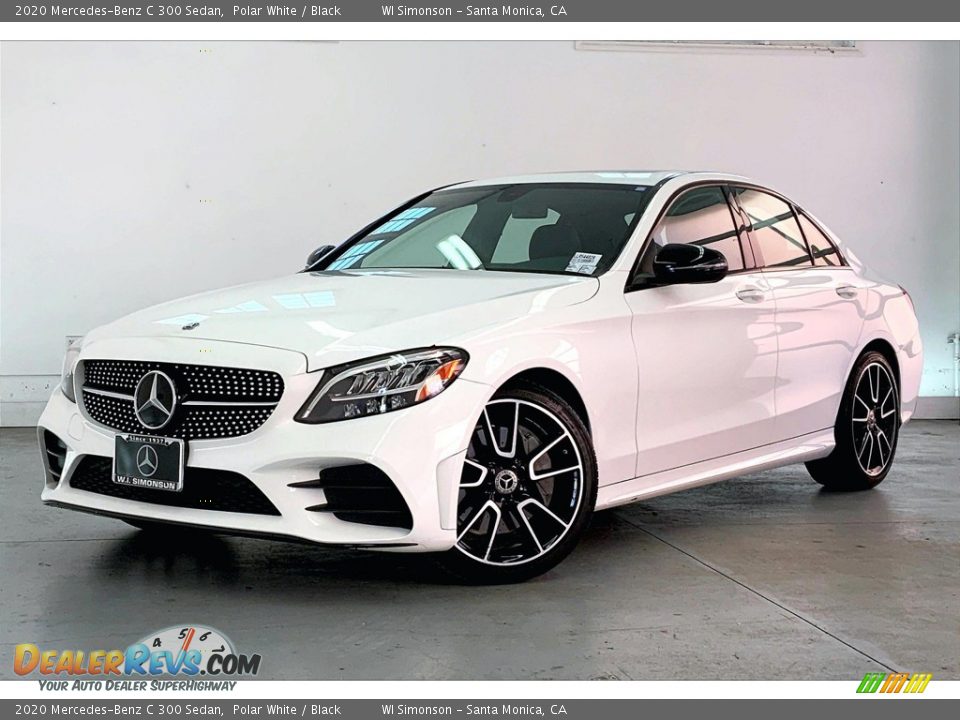 2020 Mercedes-Benz C 300 Sedan Polar White / Black Photo #12