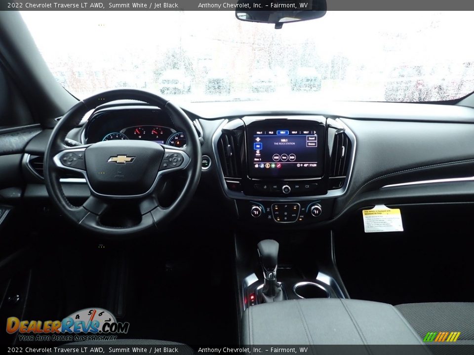 2022 Chevrolet Traverse LT AWD Summit White / Jet Black Photo #13