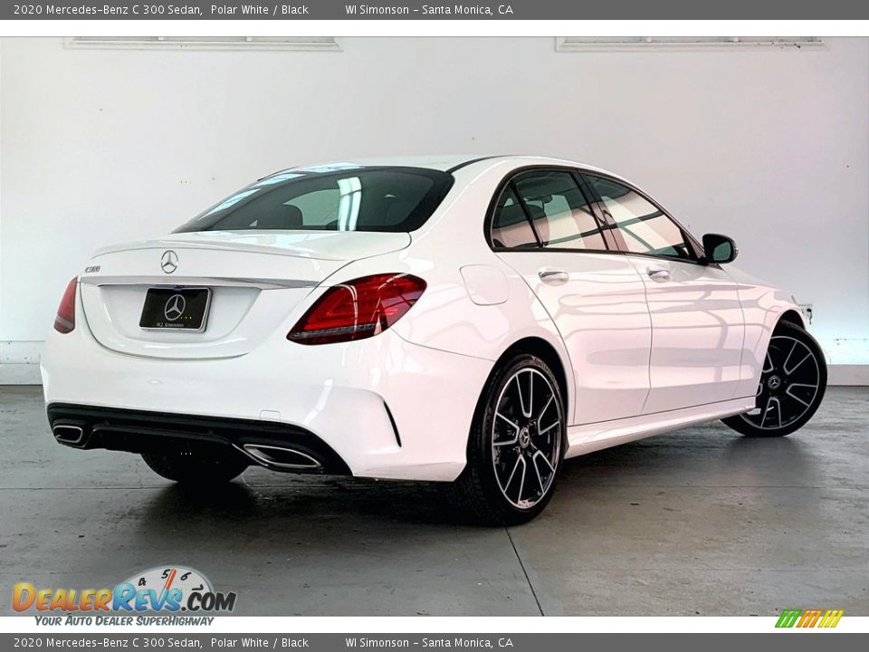 2020 Mercedes-Benz C 300 Sedan Polar White / Black Photo #13