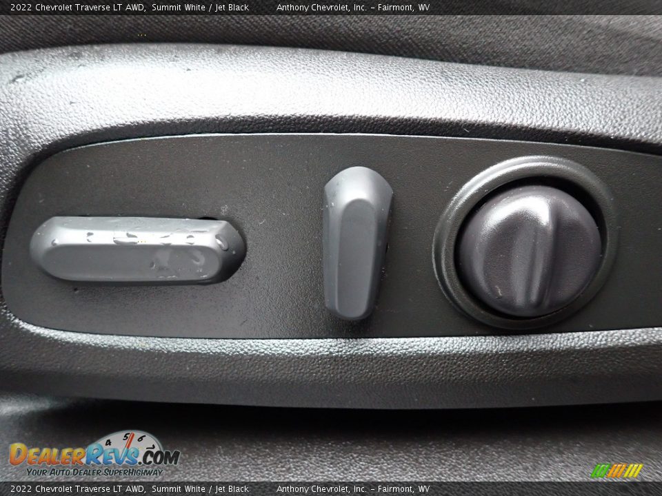 2022 Chevrolet Traverse LT AWD Summit White / Jet Black Photo #16
