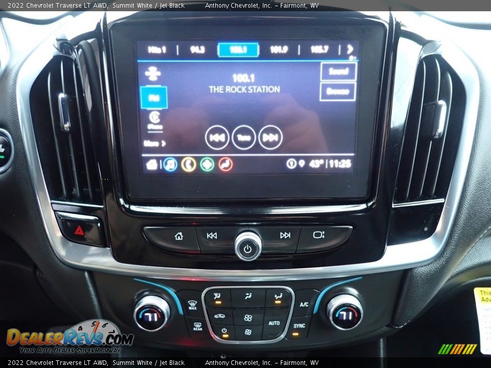 2022 Chevrolet Traverse LT AWD Summit White / Jet Black Photo #19