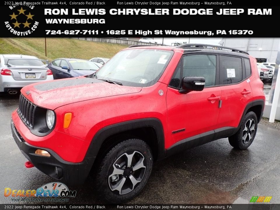 2022 Jeep Renegade Trailhawk 4x4 Colorado Red / Black Photo #1