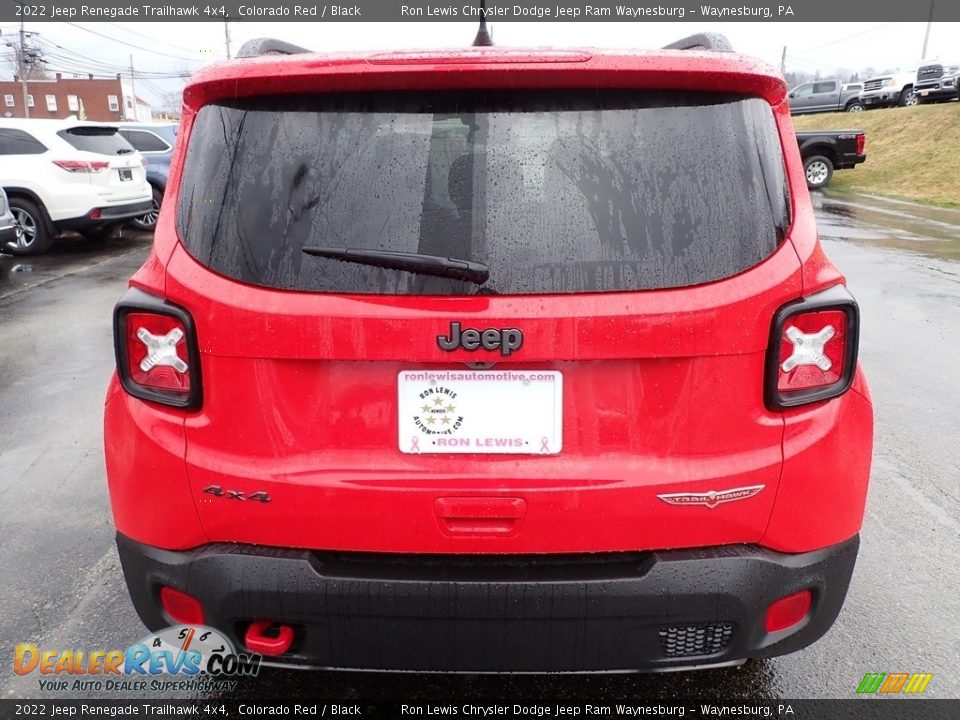 2022 Jeep Renegade Trailhawk 4x4 Colorado Red / Black Photo #4