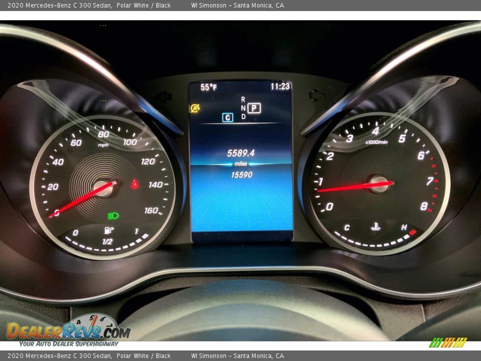 2020 Mercedes-Benz C 300 Sedan Polar White / Black Photo #23