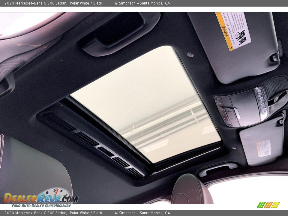 2020 Mercedes-Benz C 300 Sedan Polar White / Black Photo #25